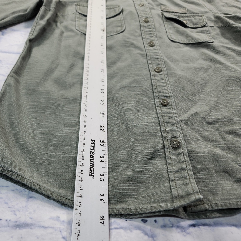 J Crew WOMENS SIZE M Military Pocket Shirt Fresh Sage Green - Picture 2 of 11